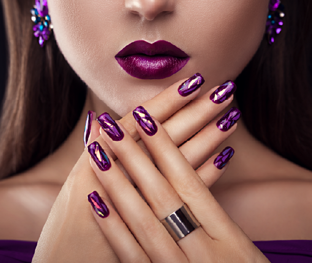 Purple Nails